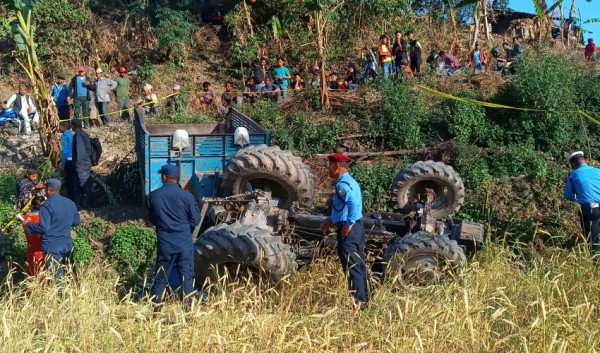 कैलालीमा ट्याक्टर दुर्घटना हुँदा चालकको मृत्यु 